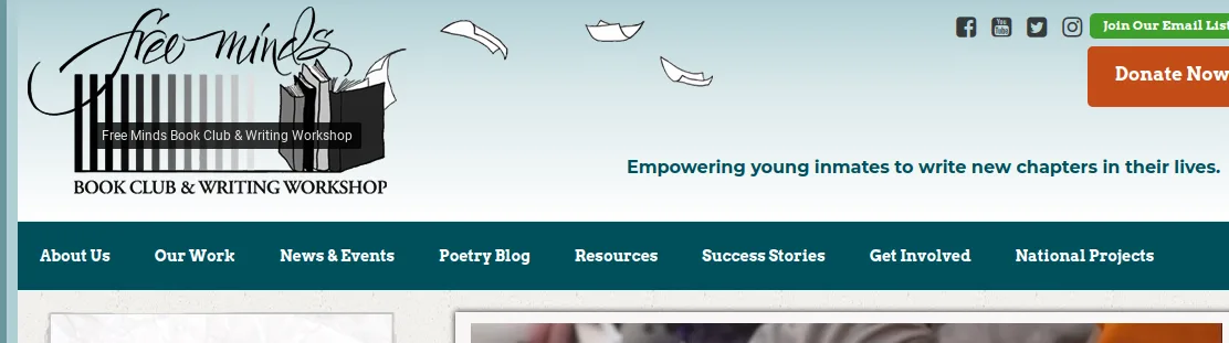 The Free Minds Book Club site