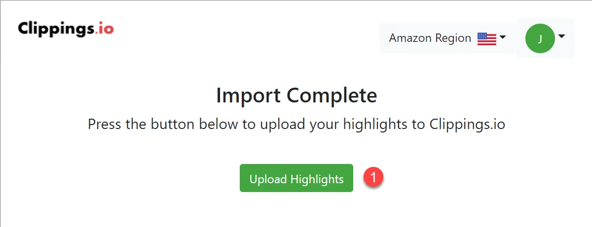 Chrome extension upload highlights