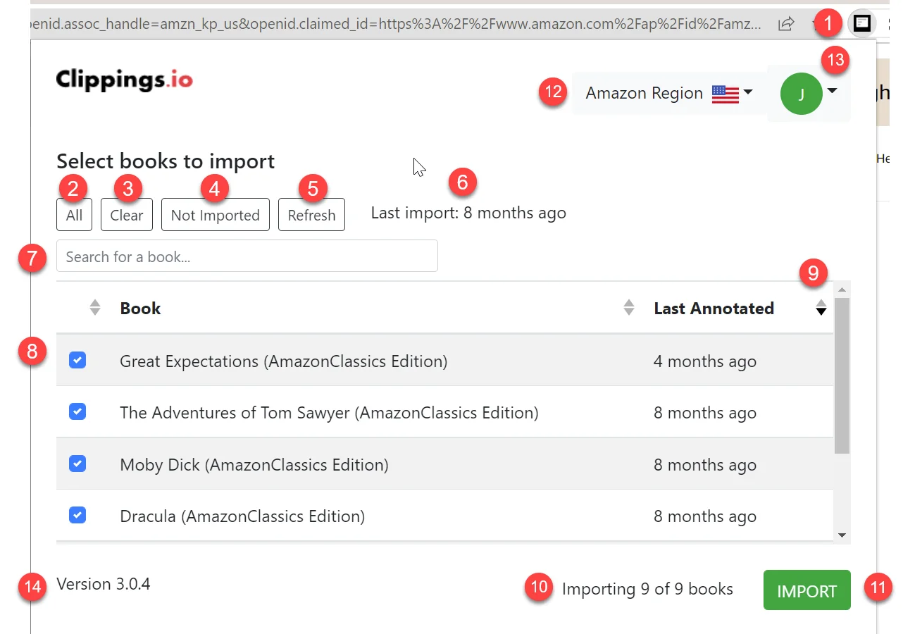 Chrome extension visual guide
