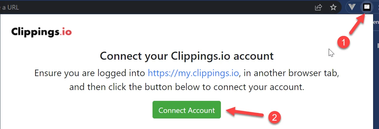 Connecttheextension