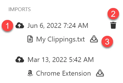 Explorer navigation imports