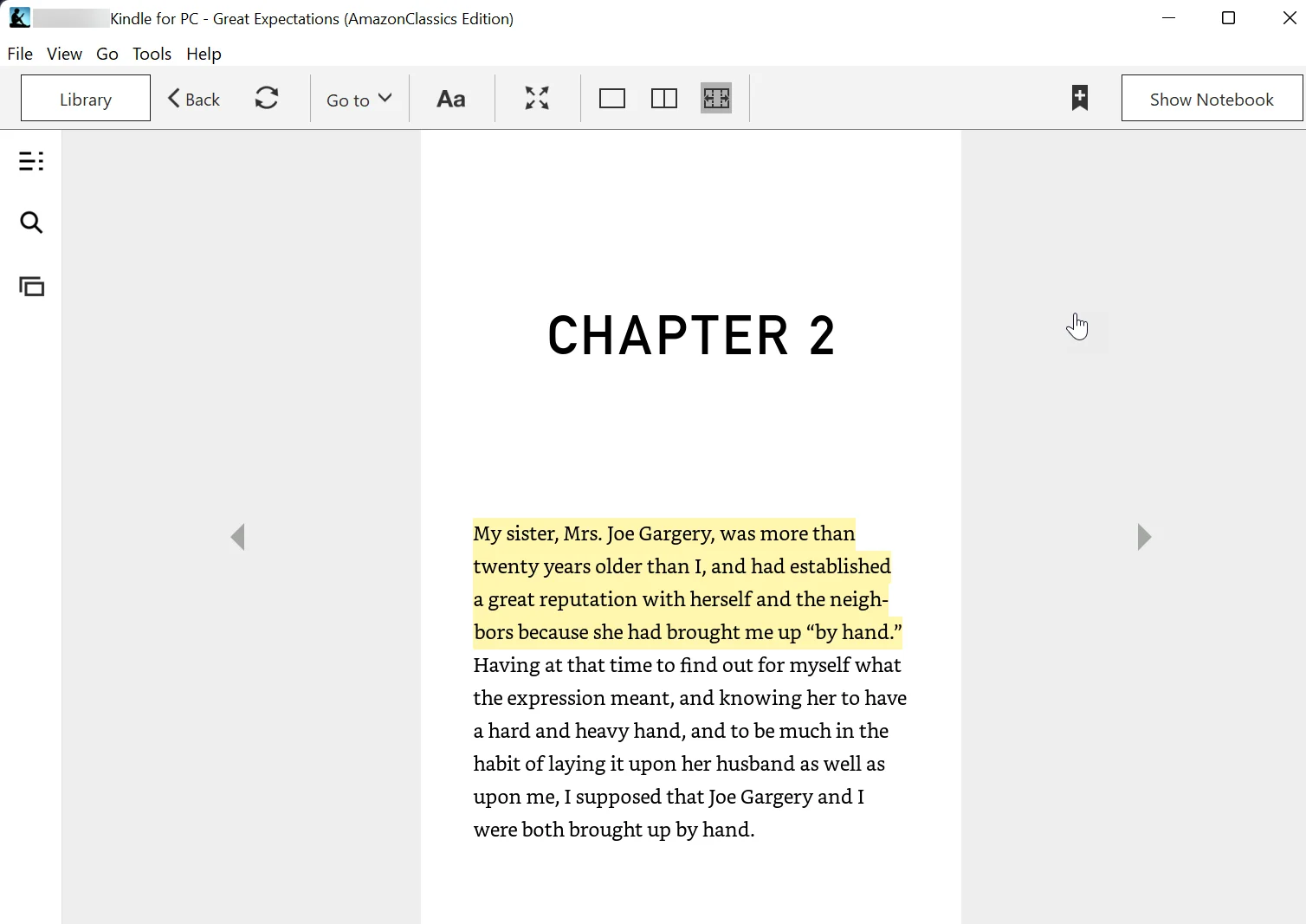Open in kindle reader